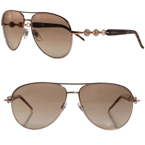 gucci women's marina chain polarized aviator sunglasses|Gucci aviator sunglasses sale.